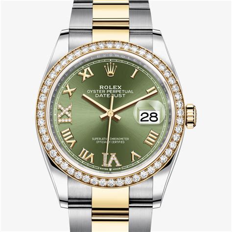 rolex datejust oyster 36mm steel and yellow gold|Rolex Datejust 36 diamond bezel.